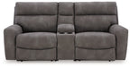 Next-Gen DuraPella Power Reclining Sectional Loveseat with Console - Yulissa Home Furnishings (NJ)