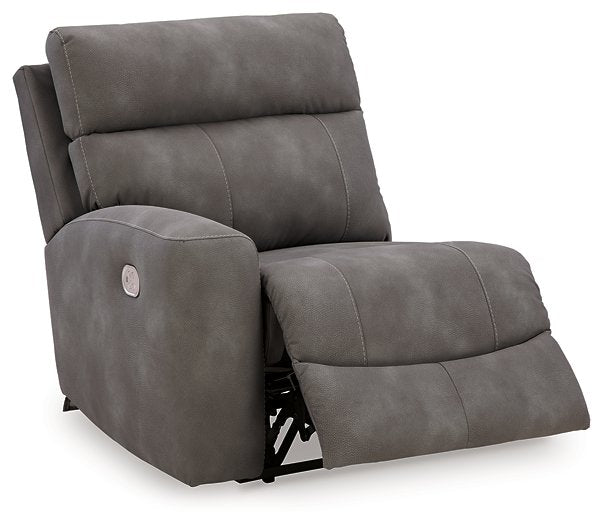 Next-Gen DuraPella Power Reclining Sectional Loveseat with Console - Yulissa Home Furnishings (NJ)