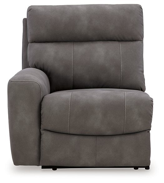 Next-Gen DuraPella Power Reclining Sectional Loveseat with Console - Yulissa Home Furnishings (NJ)