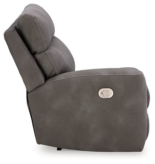 Next-Gen DuraPella Power Reclining Sectional Loveseat - Yulissa Home Furnishings (NJ)