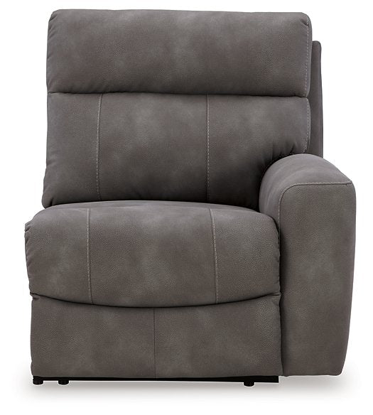 Next-Gen DuraPella Power Reclining Sectional Loveseat with Console - Yulissa Home Furnishings (NJ)