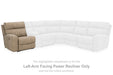 Next-Gen DuraPella Power Reclining Sectional Loveseat with Console - Yulissa Home Furnishings (NJ)