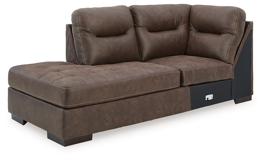 Maderla 2-Piece Sectional with Chaise - Yulissa Home Furnishings (NJ)