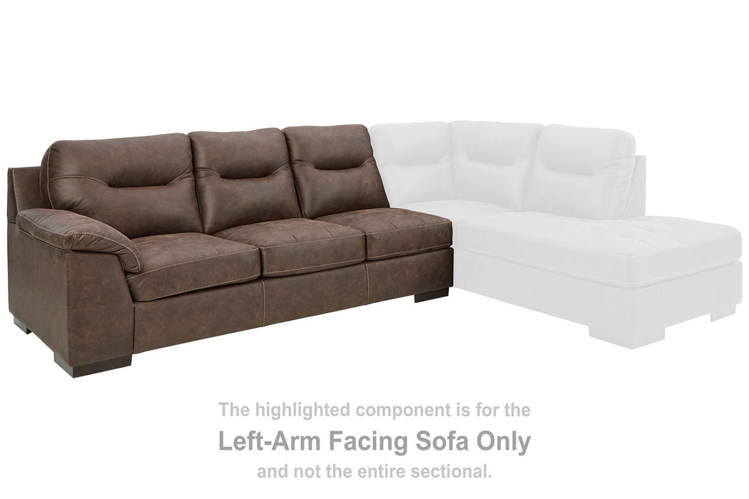 Maderla 2-Piece Sectional with Chaise - Yulissa Home Furnishings (NJ)