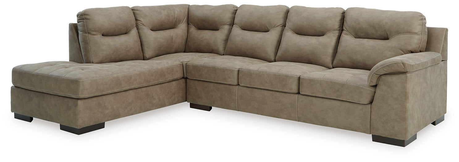 Maderla 2-Piece Sectional with Chaise - Yulissa Home Furnishings (NJ)