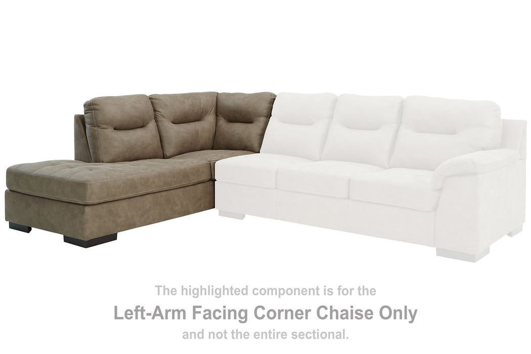 Maderla 2-Piece Sectional with Chaise - Yulissa Home Furnishings (NJ)