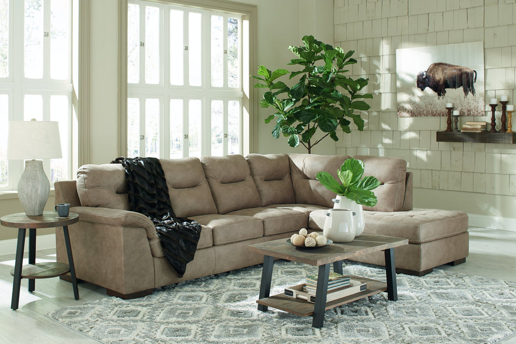 Maderla 2-Piece Sectional with Chaise - Yulissa Home Furnishings (NJ)