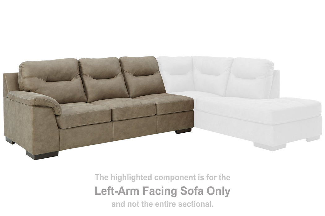 Maderla 2-Piece Sectional with Chaise - Yulissa Home Furnishings (NJ)