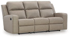 Lavenhorne Reclining Sofa with Drop Down Table - Yulissa Home Furnishings (NJ)