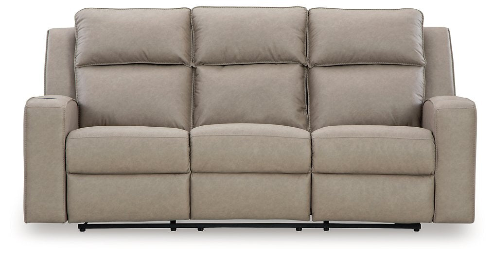 Lavenhorne Reclining Sofa with Drop Down Table - Yulissa Home Furnishings (NJ)