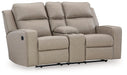 Lavenhorne Reclining Loveseat with Console - Yulissa Home Furnishings (NJ)