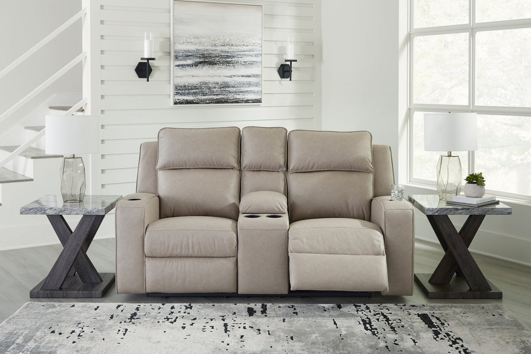 Lavenhorne Reclining Loveseat with Console - Yulissa Home Furnishings (NJ)