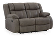 First Base Reclining Loveseat - Yulissa Home Furnishings (NJ)