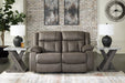 First Base Reclining Loveseat - Yulissa Home Furnishings (NJ)