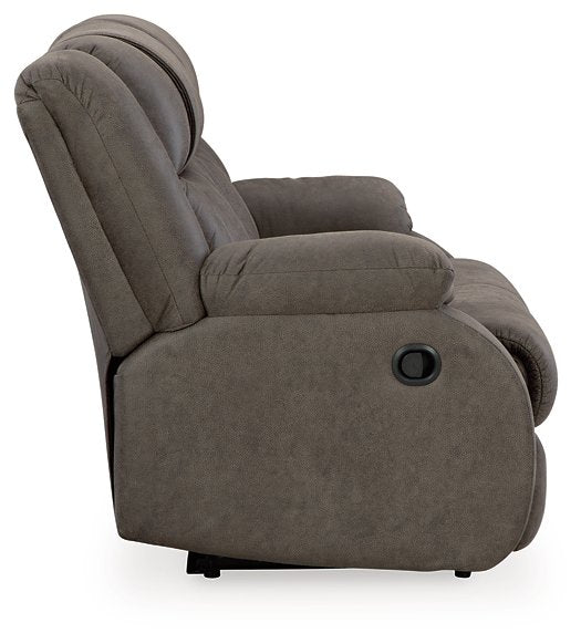 First Base Reclining Loveseat - Yulissa Home Furnishings (NJ)