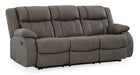 First Base Reclining Sofa - Yulissa Home Furnishings (NJ)