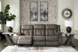 First Base Reclining Sofa - Yulissa Home Furnishings (NJ)