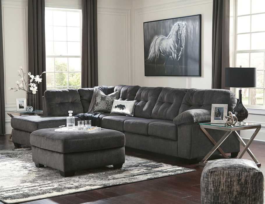 Accrington 2-Piece Sectional with Chaise - Yulissa Home Furnishings (NJ)