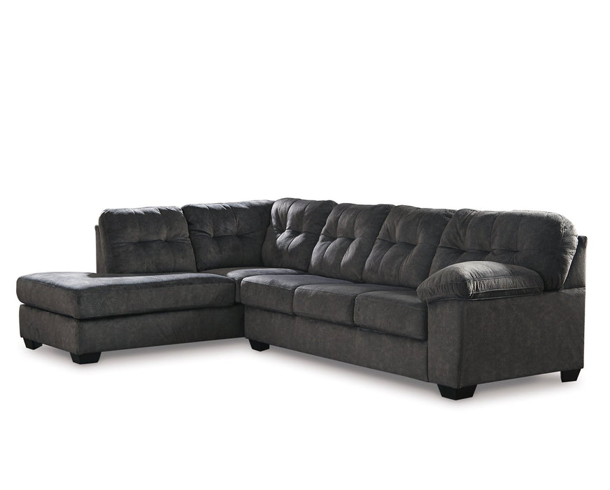 Accrington 2-Piece Sleeper Sectional with Chaise - Yulissa Home Furnishings (NJ)