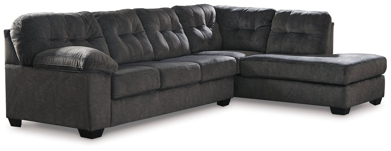 Accrington 2-Piece Sleeper Sectional with Chaise - Yulissa Home Furnishings (NJ)