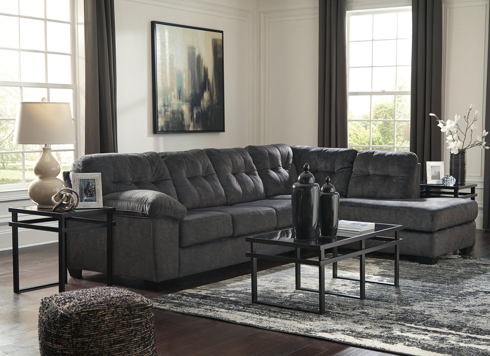 Accrington 2-Piece Sleeper Sectional with Chaise - Yulissa Home Furnishings (NJ)