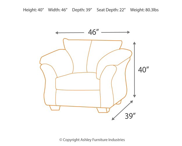 Darcy Chair - Yulissa Home Furnishings (NJ)