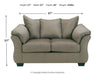 Darcy Loveseat - Yulissa Home Furnishings (NJ)