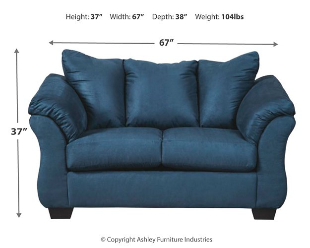 Darcy Loveseat - Yulissa Home Furnishings (NJ)