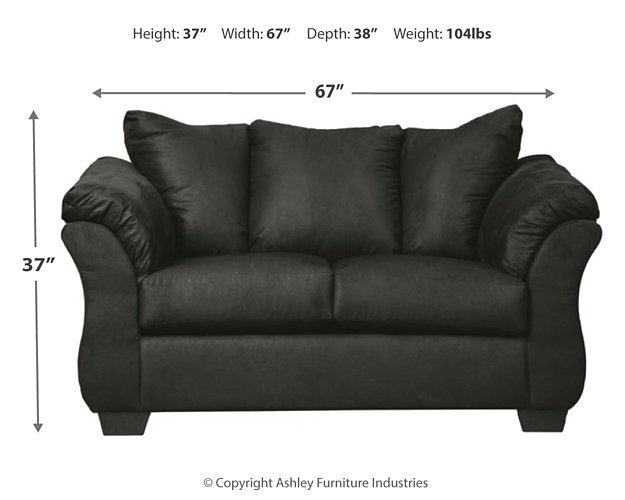 Darcy Loveseat - Yulissa Home Furnishings (NJ)