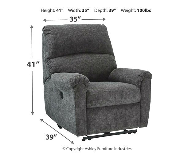 McTeer Power Recliner - Yulissa Home Furnishings (NJ)