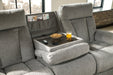 Mitchiner Reclining Sofa with Drop Down Table - Yulissa Home Furnishings (NJ)