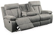 Mitchiner Reclining Sofa with Drop Down Table - Yulissa Home Furnishings (NJ)