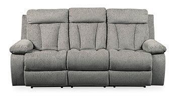 Mitchiner Reclining Sofa with Drop Down Table - Yulissa Home Furnishings (NJ)