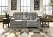 Mitchiner Reclining Loveseat with Console - Yulissa Home Furnishings (NJ)