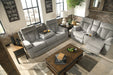 Mitchiner Reclining Loveseat with Console - Yulissa Home Furnishings (NJ)