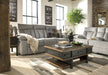 Mitchiner Reclining Loveseat with Console - Yulissa Home Furnishings (NJ)