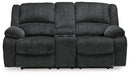 Draycoll Reclining Loveseat with Console - Yulissa Home Furnishings (NJ)