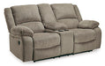 Draycoll Reclining Loveseat with Console - Yulissa Home Furnishings (NJ)