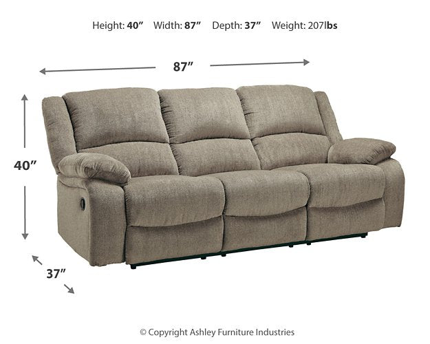 Draycoll Reclining Sofa - Yulissa Home Furnishings (NJ)