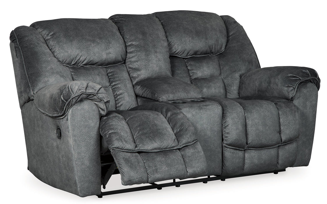 Capehorn Reclining Loveseat with Console - Yulissa Home Furnishings (NJ)