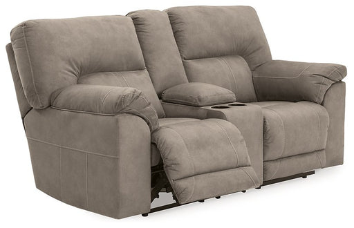 Cavalcade Reclining Loveseat with Console - Yulissa Home Furnishings (NJ)