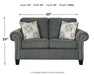 Agleno Loveseat - Yulissa Home Furnishings (NJ)