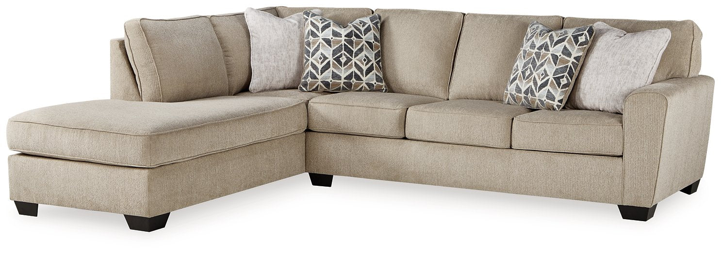 Decelle 2-Piece Sectional with Chaise - Yulissa Home Furnishings (NJ)