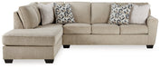 Decelle 2-Piece Sectional with Chaise - Yulissa Home Furnishings (NJ)