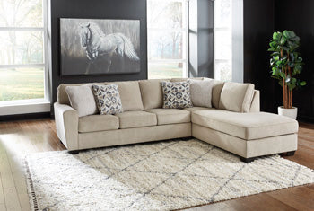 Decelle 2-Piece Sectional with Chaise - Yulissa Home Furnishings (NJ)