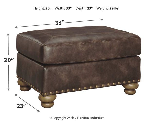 Nicorvo Ottoman - Yulissa Home Furnishings (NJ)