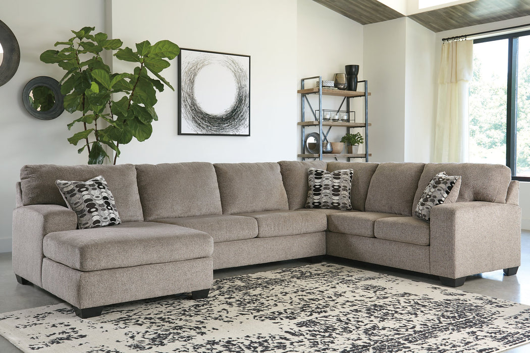 Ballinasloe 3-Piece Sectional with Chaise - Yulissa Home Furnishings (NJ)