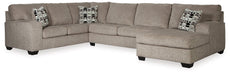 Ballinasloe 3-Piece Sectional with Chaise - Yulissa Home Furnishings (NJ)