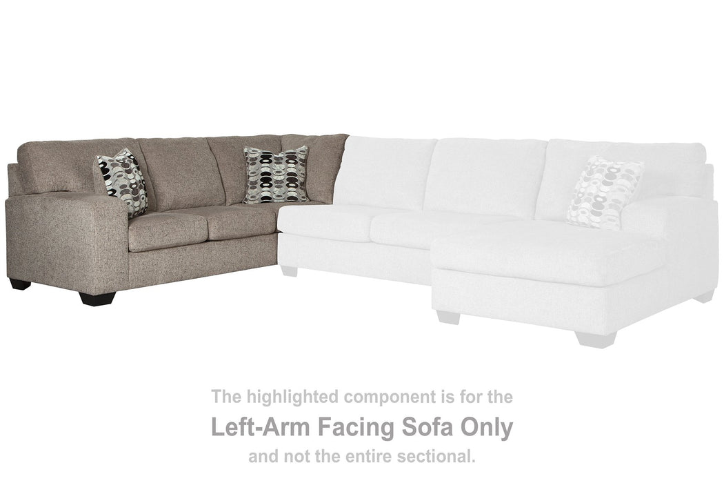 Ballinasloe 3-Piece Sectional with Chaise - Yulissa Home Furnishings (NJ)