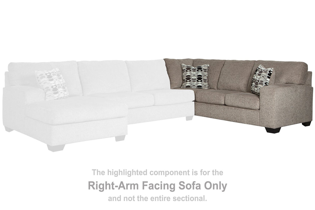 Ballinasloe 3-Piece Sectional with Chaise - Yulissa Home Furnishings (NJ)